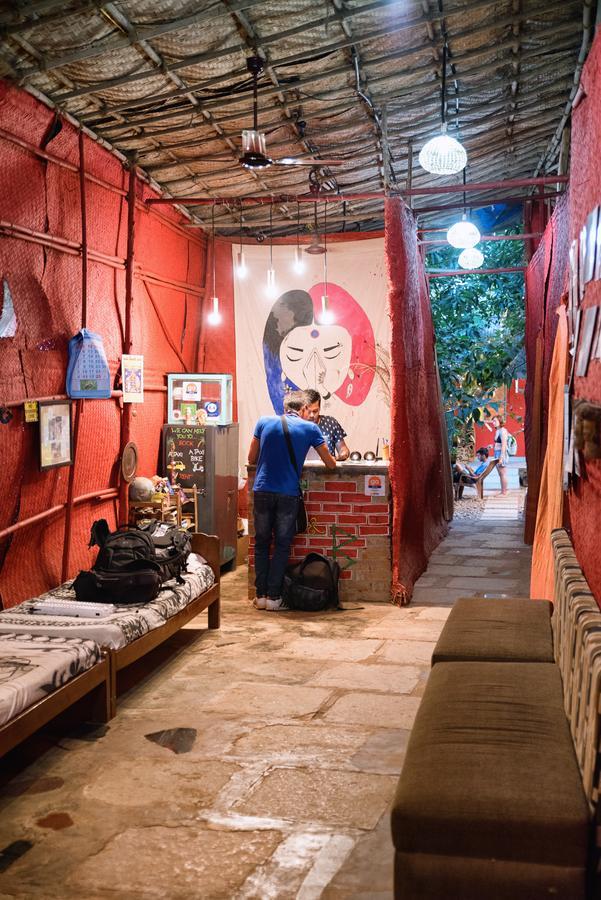 Bricks And Bamboo Hostel Anjuna Exterior foto